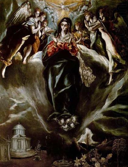 GRECO, El The Virgin of the Immaculate Conception china oil painting image